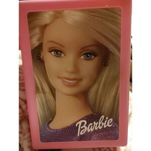 2001 Barbie Doll Trunk Wardrobe Carry Case Mattel Pink Hard Plastic Toy Storage